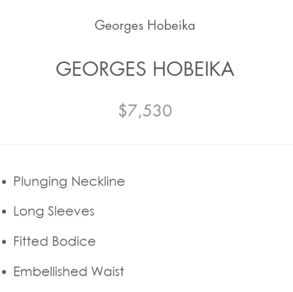 GEORGES HOBEIKA dress for 2021 and 2022 winter/fall - Picture 9 of 16